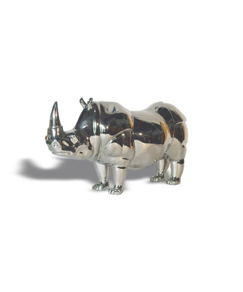 Rhino de acero inoxidable