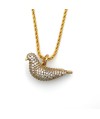 Collar Paloma brillantes