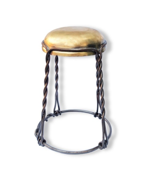 Sculpture/stool Champagne